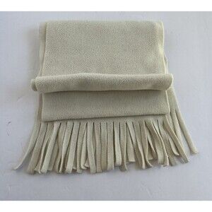 Winter Cream Women's Scarf Rectangle 60" X 7.5” Accessories